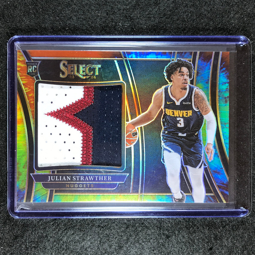 2023-24 Select JULIAN STRAWTHER Rookie Jumbo Swatches Patch Relic Tie-Dye 8/25