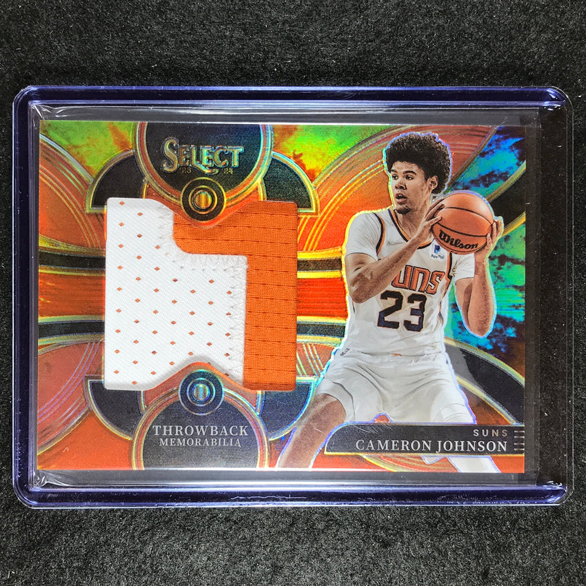 2023-24 Select CAMERON JOHNSON Throwback Memorabilia Patch Relic Tie-Dye 16/25