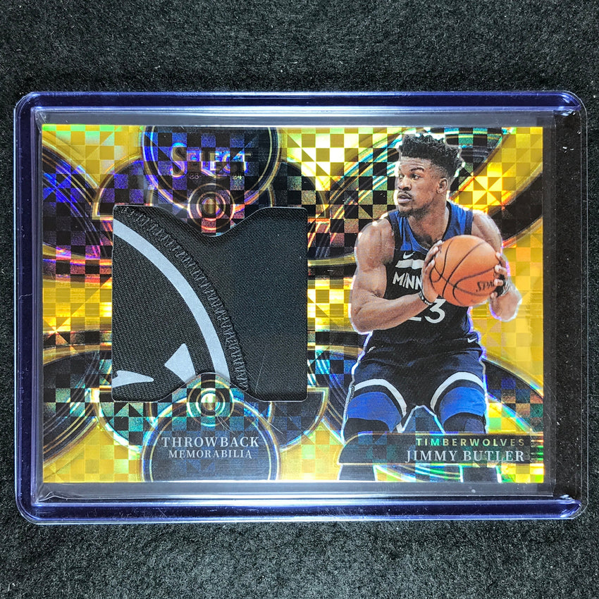2023-24 Select JIMMY BUTLER Throwback Memorabilia Patch Relic Gold 10/10