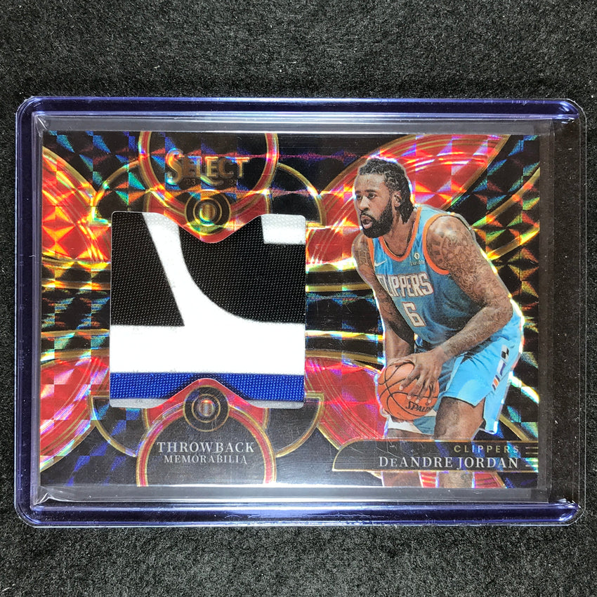 2023-24 Select DEANDRE JORDAN Throwback Memorabilia Patch Black Finite 1/1