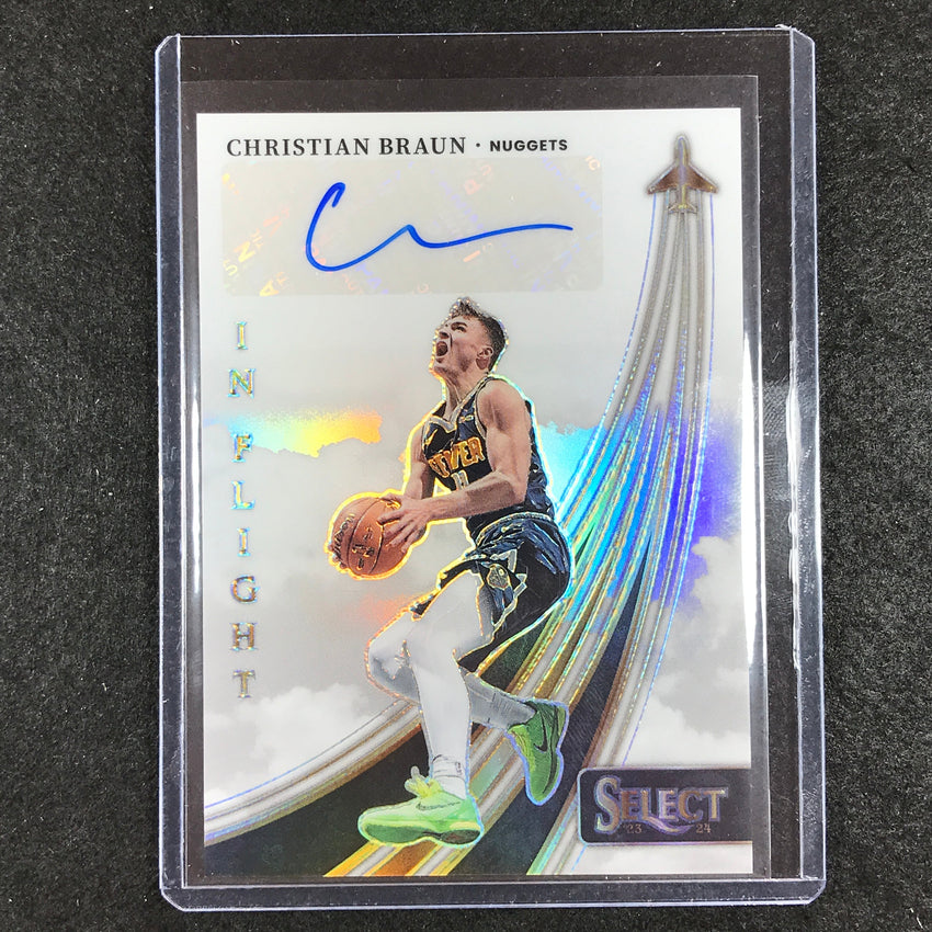 2023-24 Select CHRISTIAN BRAUN In Flight Auto Base 88/149