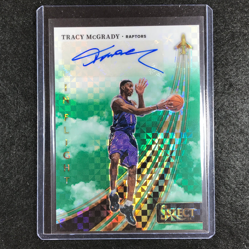 2023-24 Select TRACY MCGRADY In Flight Auto Green 4/5
