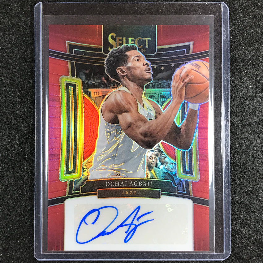 2023-24 Select OCHAI AGBAJI Signatures Auto Red 63/99