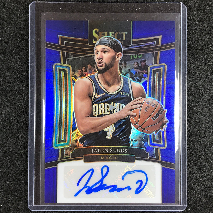 2023-24 Select JALEN SUGGS Signatures Auto Blue 24/49