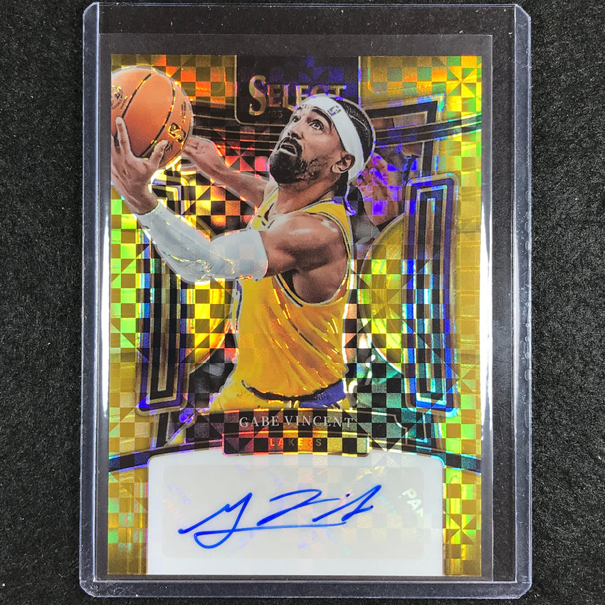 2023-24 Select GABE VINCENT Signatures Auto Gold 8/10