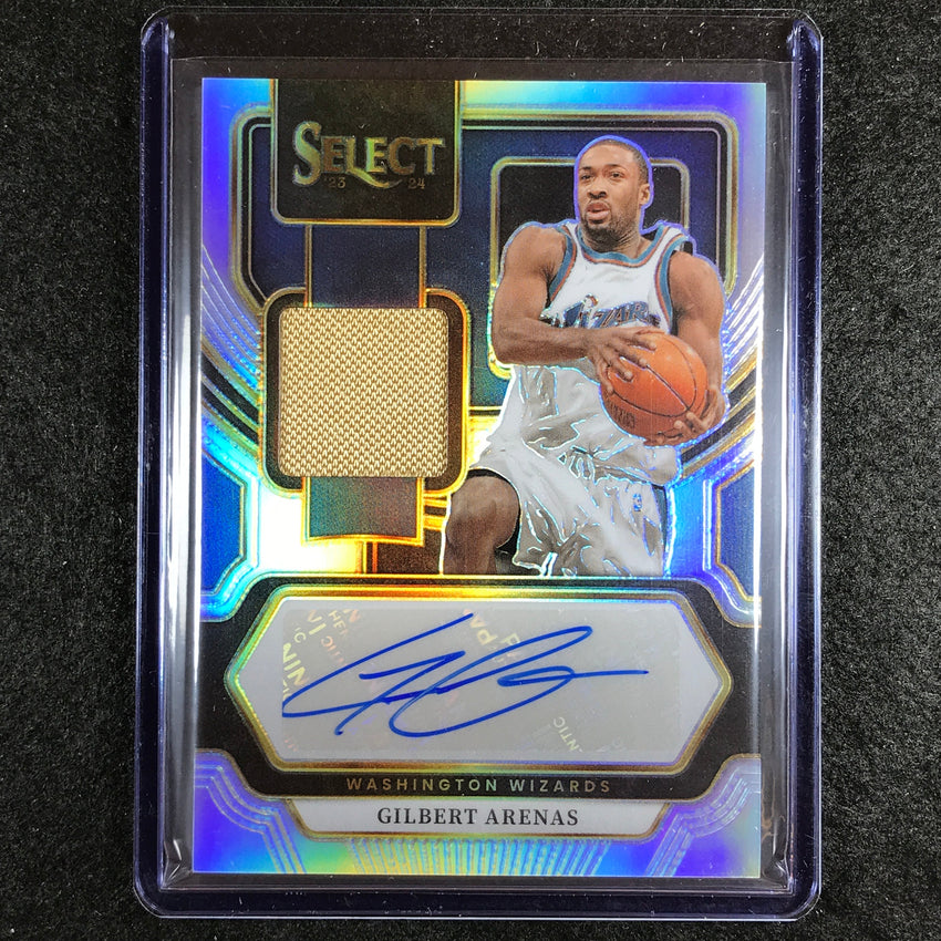 2023-24 Select GIBERT ARENAS Autographed Memorabilia Jersey Auto Base 27/99