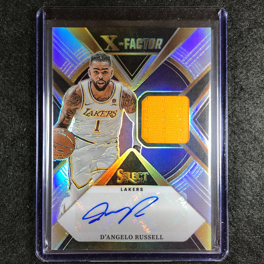 2023-24 Select DANGELO RUSSELL X-Factor Memorabilia Jersey Auto Base 35/125