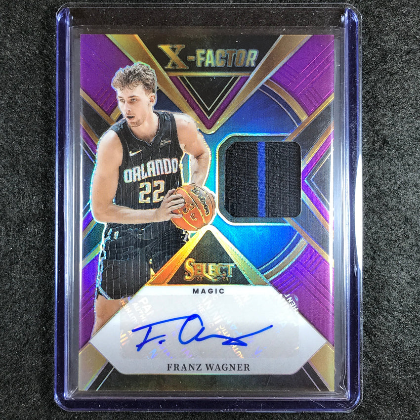 2023-24 Select FRANZ WAGNER X-Factor Memorabilia Jersey Auto Purple 14/99