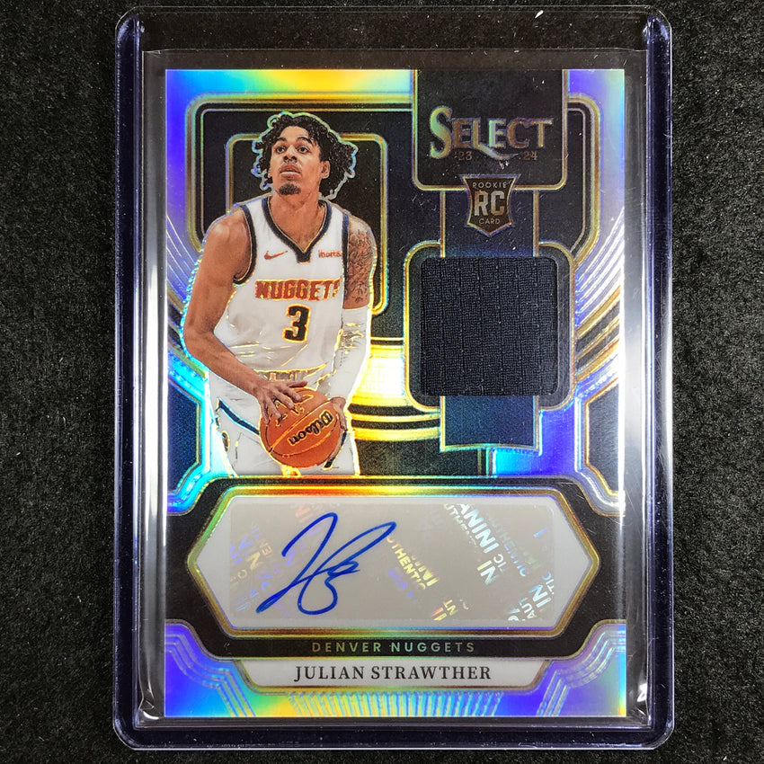 2023-24 Select JULIAN STRAWTHER Rookie Jersey Relic Auto Base 149/199