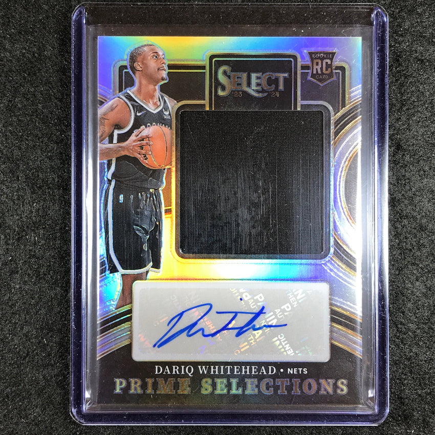 2023-24 Select DARIQ WHITEHEAD Prime Selections Rookie Jersey Auto Base 46/99