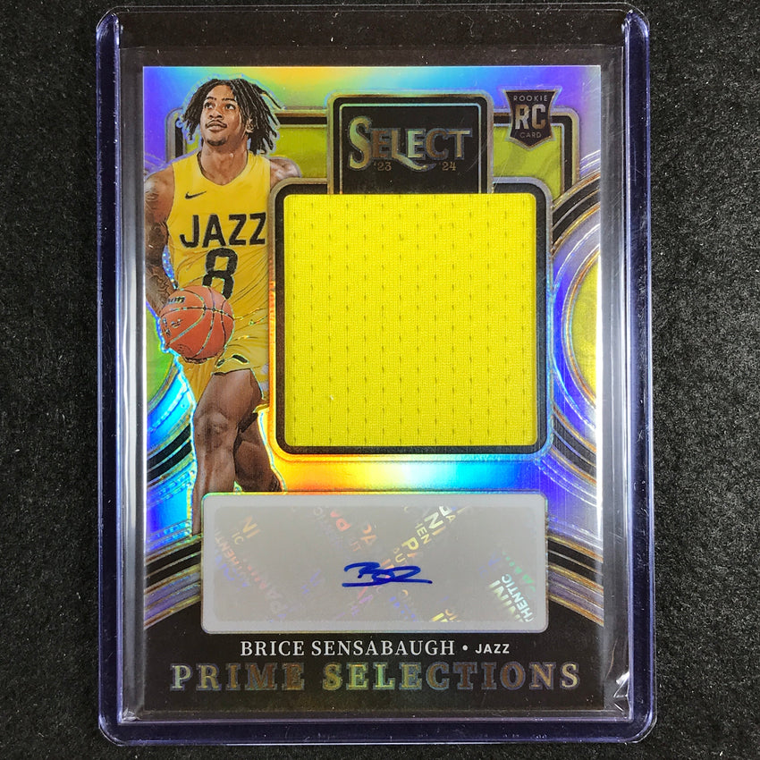 2023-24 Select BRICE SENSABAUGH Prime Selections Rookie Jersey Auto Base 98/99