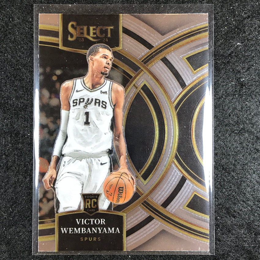 2023-24 Select VICTOR WEMBANYAMA Premier Level Rookie Base No. 121