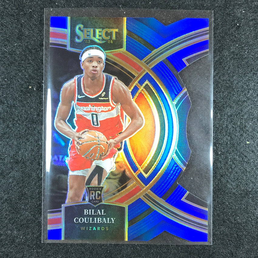 2023-24 Select BILAL COULIBALY Premier Level Rookie Blue Die-Cut 235/249 No. 131