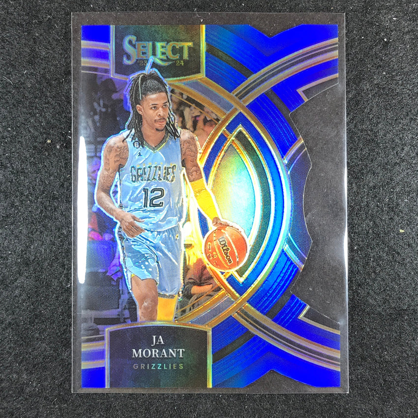2023-24 Select JA MORANT Premier Level Blue Die-Cut 173/249 No. 136