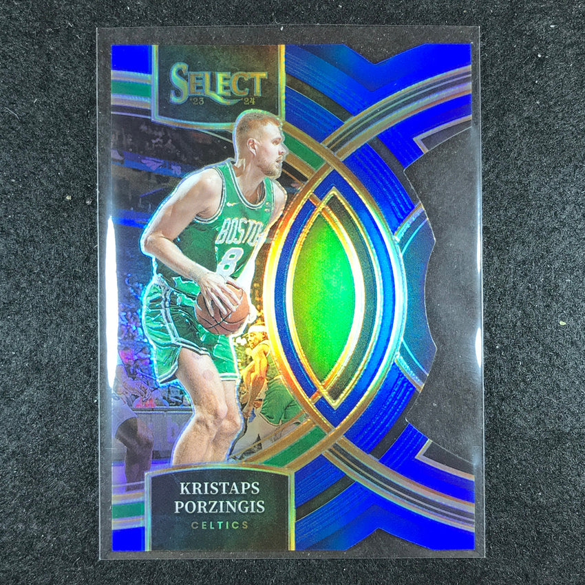 2023-24 Select KRISTAPS PORZINGIS Premier Level Blue Die-Cut 13/249 No. 139