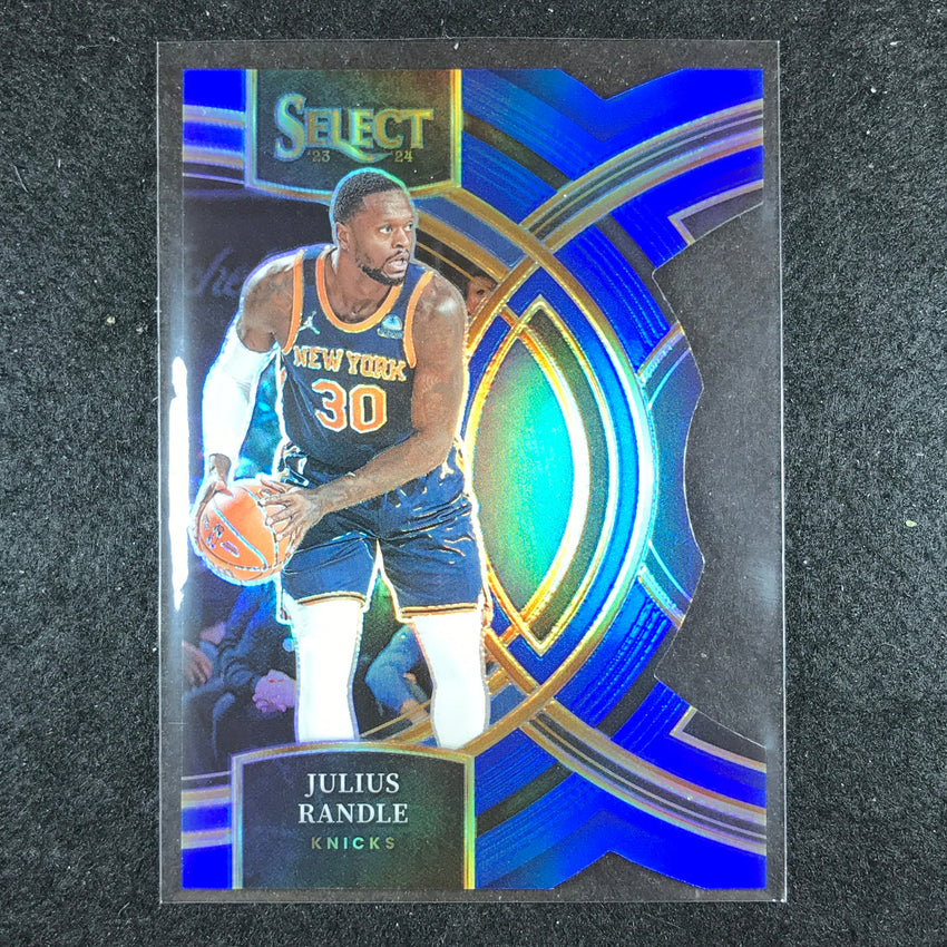 2023-24 Select JULIUS RANDLE Premier Level Blue Die-Cut 188/249 #155