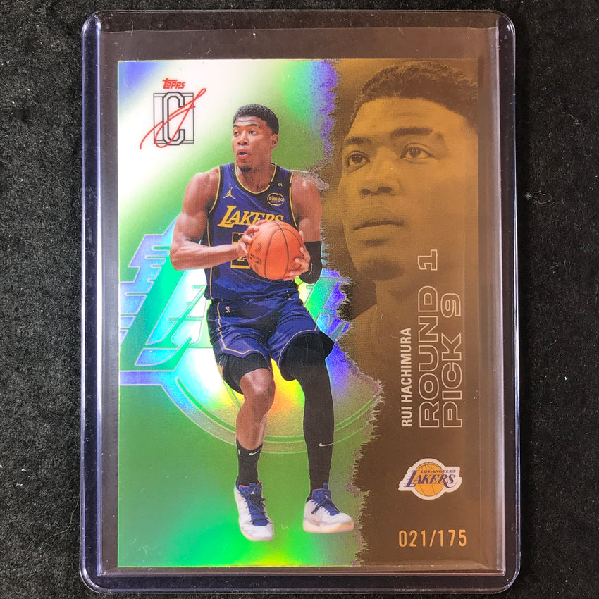 2025-26 Topps Signature Class RUI HACHIMURA Chrome Lime 21/175 #9