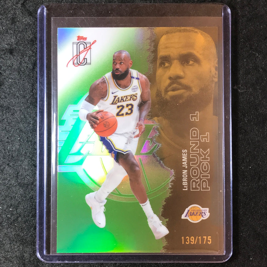 2025-26 Topps Signature Class LEBRON JAMES Chrome Lime 139/175 #51