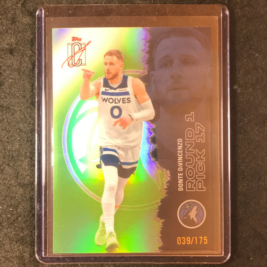 2025-26 Topps Signature Class DONTE DIVINCENZO Chrome Lime 39/175 #91