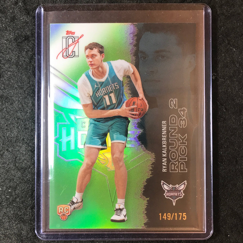 2025-26 Topps Signature Class RYAN KALKBRENNER Rookie Chrome Lime 149/175 #127