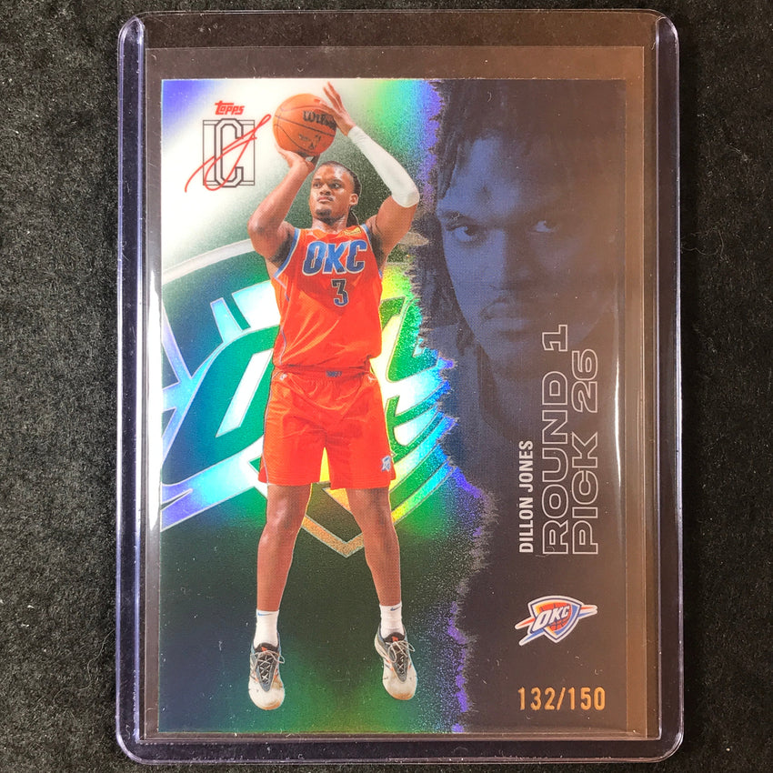 2025-26 Topps Signature Class DILLON JONES Chrome Green 132/150 #11