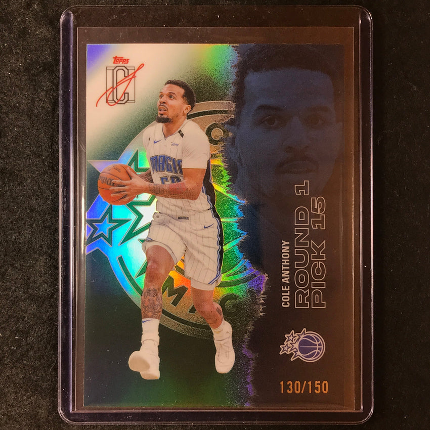2025-26 Topps Signature Class COLE ANTHONY Chrome Green 130/150 #32