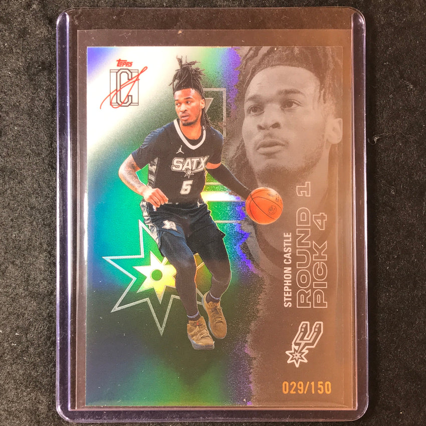 2025-26 Topps Signature Class STEPHON CASTLE Chrome Green 29/150 #53