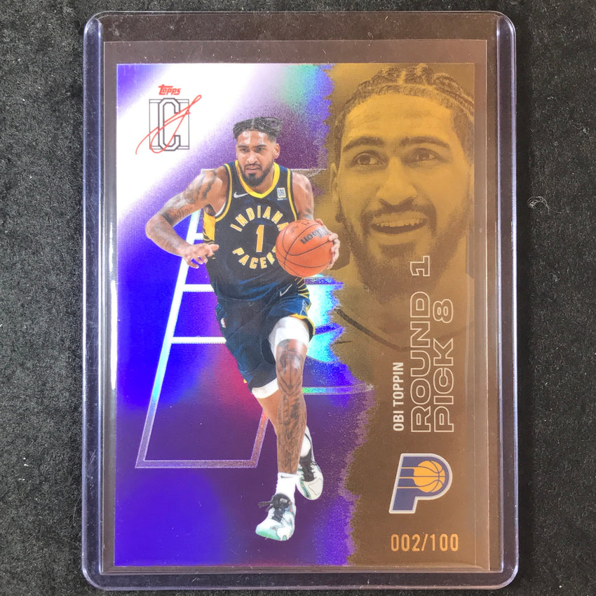 2025-26 Topps Signature Class OBI TOPPIN Chrome Purple 2/100 #33