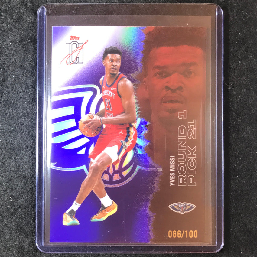 2025-26 Topps Signature Class YVES MISSI Chrome Purple 66/100 #44