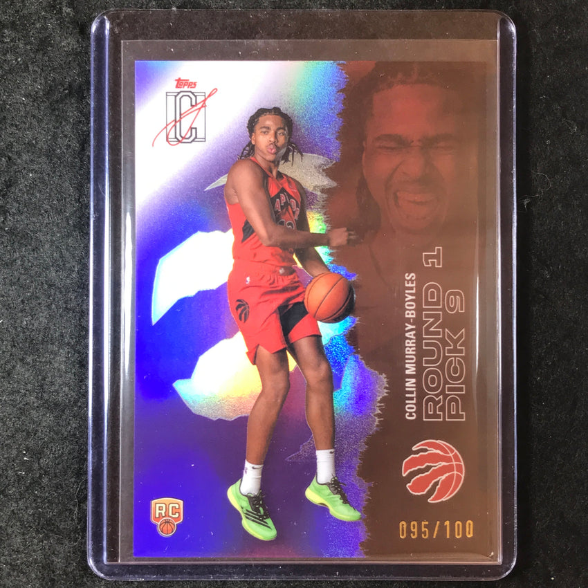 2025-26 Topps Signature Class COLLIN MURRAY BOYLES Rookie Chrome Purple 95/100