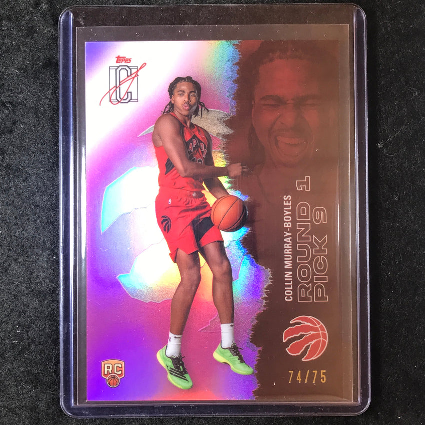 2025-26 Topps Signature Class COLLIN MURRAY BOYLES Rookie Chrome Pink 74/75 #106