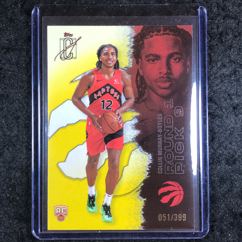 2025-26 Topps Signature Class COLLIN MURRAY BOYLES Rookie Yellow 51/399 #106