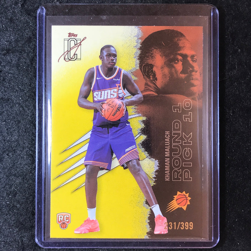 2025-26 Topps Signature Class KHAMAN MALUACH Rookie Yellow 231/399 #107