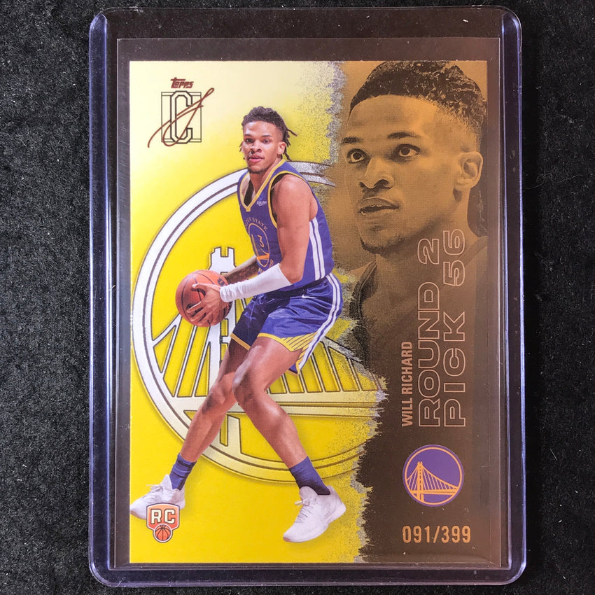 2025-26 Topps Signature Class WILL RICHARD Rookie Yellow 91/399 #146