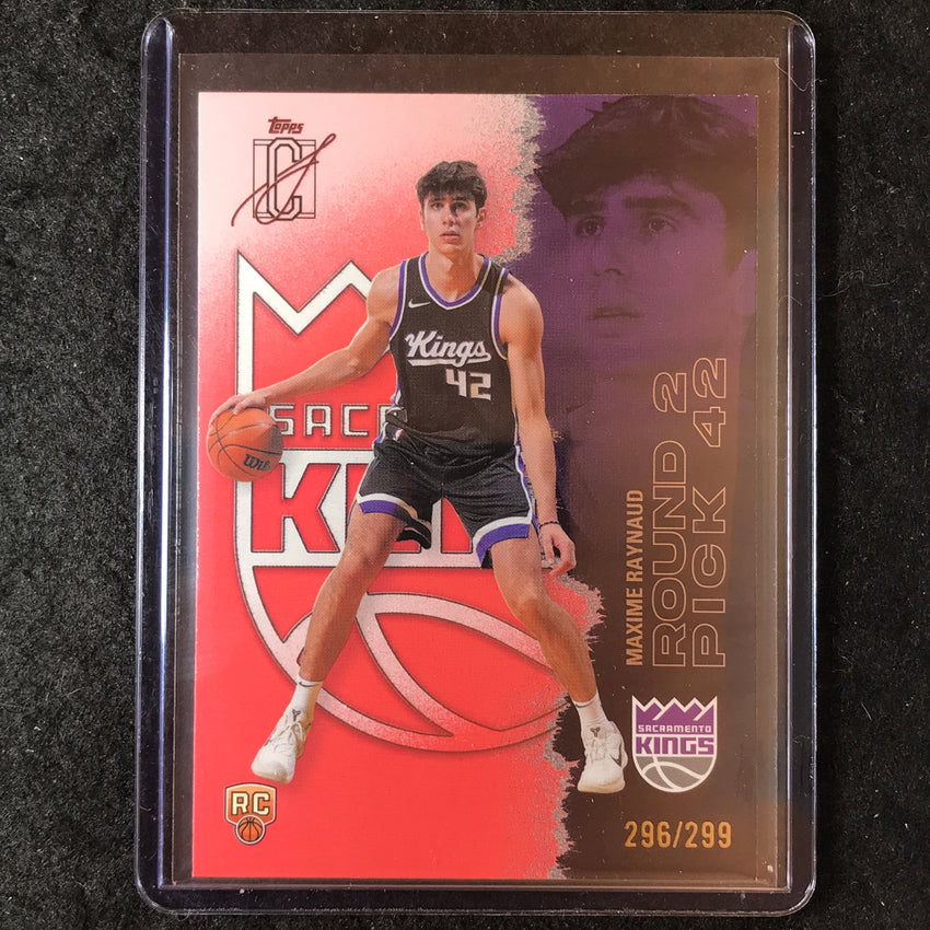 2025-26 Topps Signature Class MAXIME RAYNAUD Rookie Coral 296/299 #135