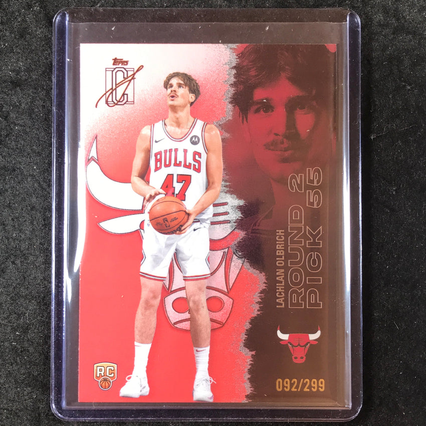2025-26 Topps Signature Class LACHLAN OLBRICH Rookie Coral 92/299 #145