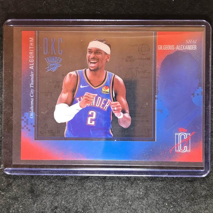 2025-26 Topps Signature Class SHAI GILGEOUS ALEXANDER Algorithm #18