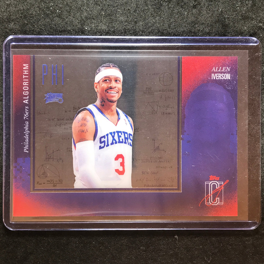 2025-26 Topps Signature Class ALLEN IVERSON Algorithm #7