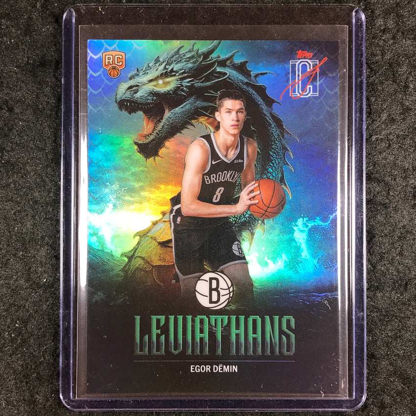 2025-26 Topps Signature Class EGOR DEMIN Leviathans Rookie SSP #15