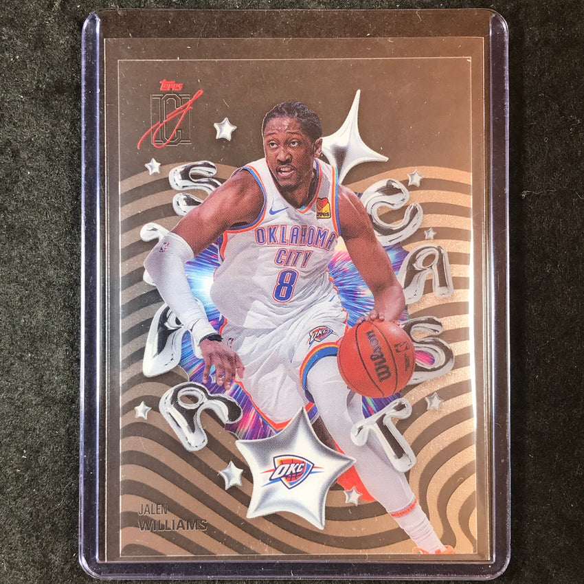 2025-26 Topps Signature Class JALEN WILLIAMS Star Cast SSP #15