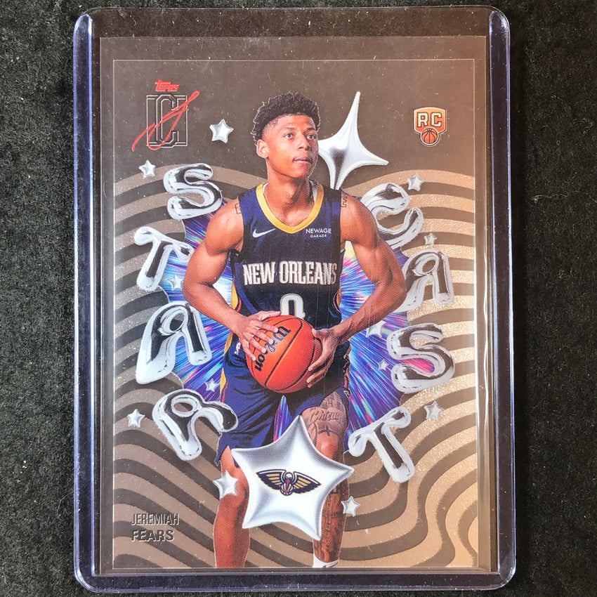 2025-26 Topps Signature Class JEREMIAH FEARS Star Cast Rookie SSP #23