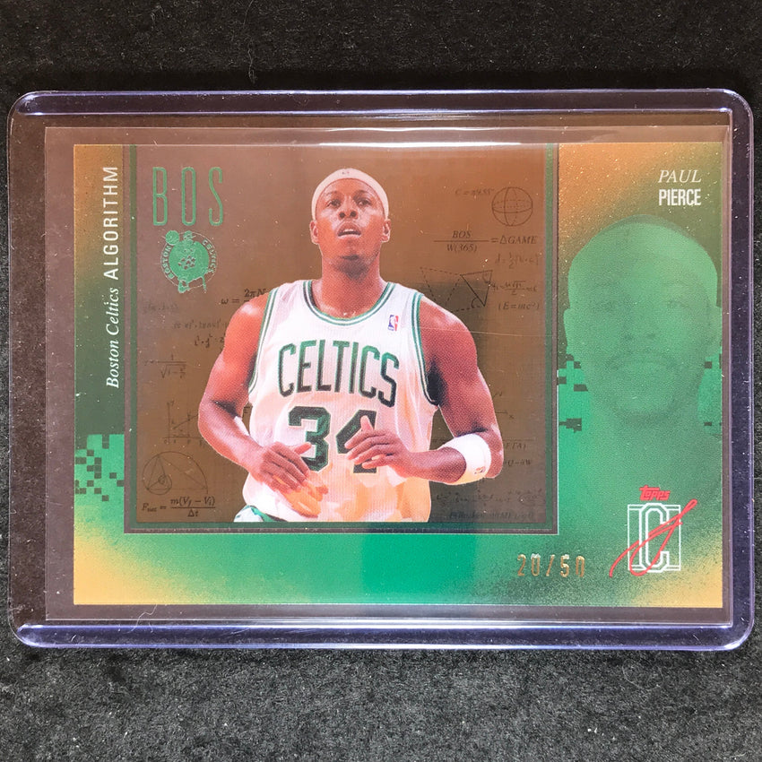 2025-26 Topps Signature Class PAUL PIERCE Algorithm Orange 20/50