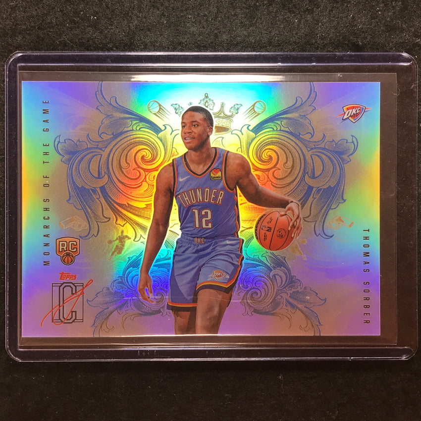 2025-26 Topps Signature Class THOMAS SORBER Rookie Monarchs SP #26