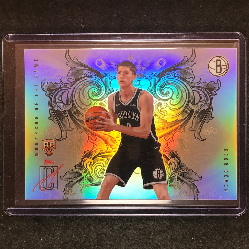 2025-26 Topps Signature Class EGOR DEMIN Rookie Monarchs SP #20