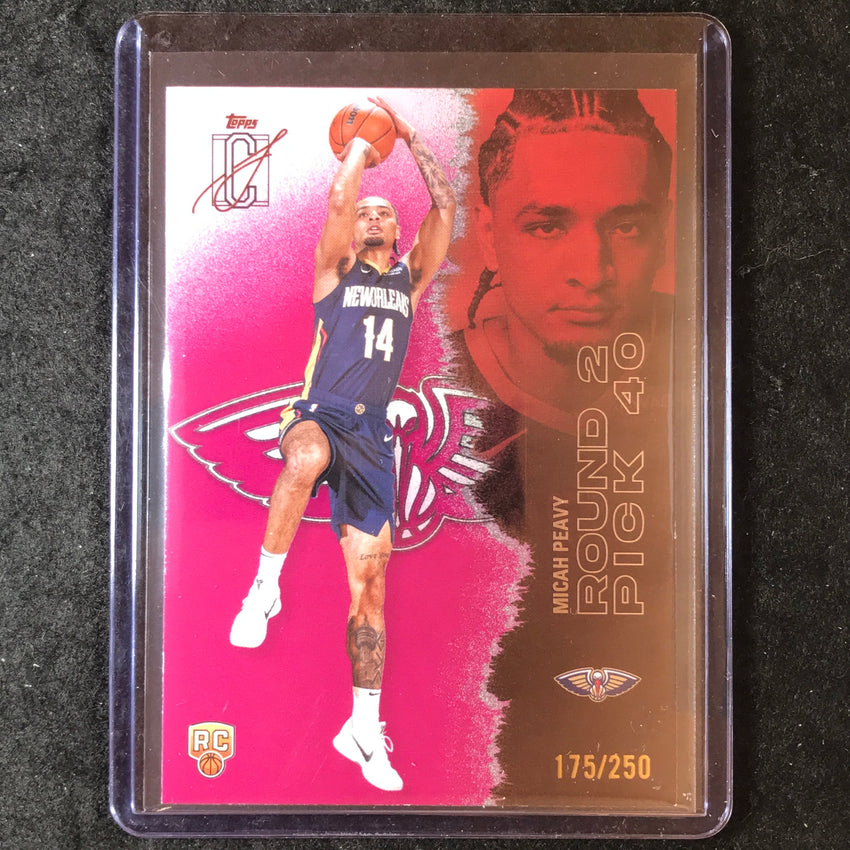 2025-26 Topps Signature Class MICAH PEAVY Rookie Magenta 175/250 #133