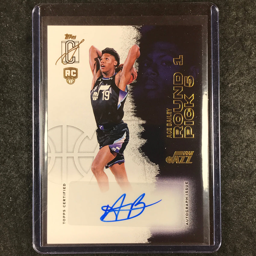 2025-26 Topps Signature Class ACE BAILEY Rookie Class Auto #AB (D)