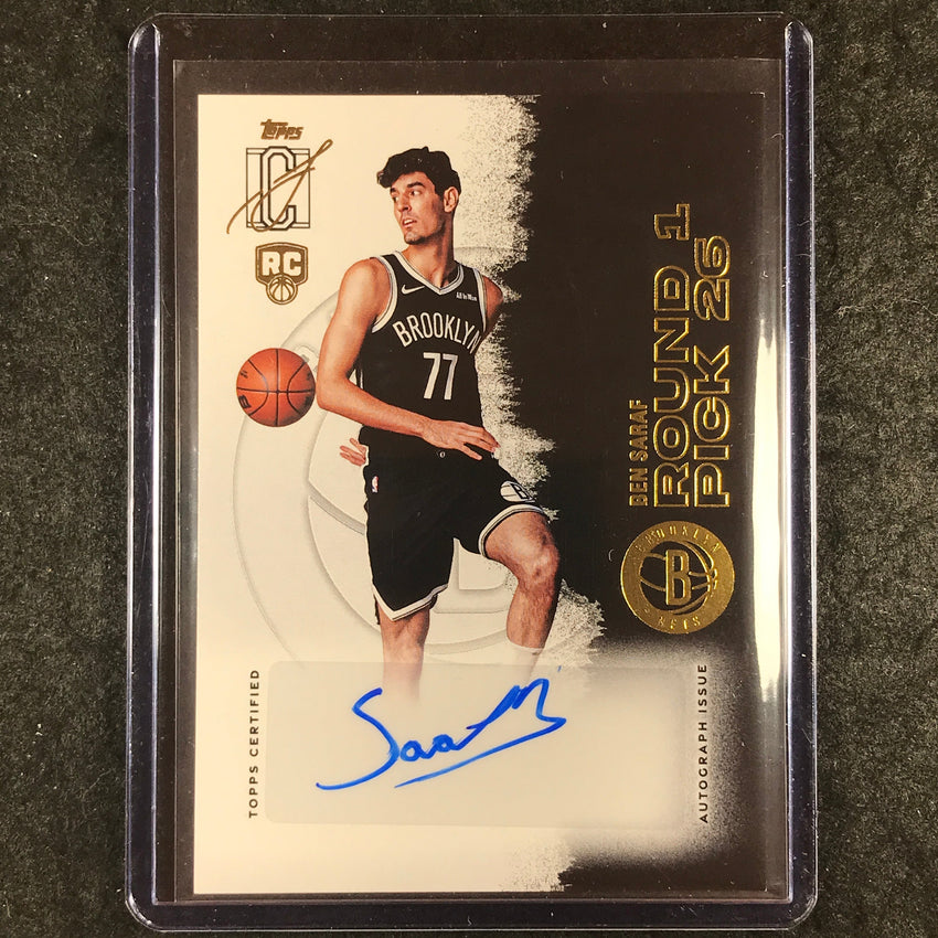 2025-26 Topps Signature Class BEN SARAF Rookie Class Auto #BS