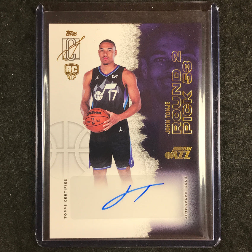 2025-26 Topps Signature Class JOHN TONJE Rookie Class Auto #JT (B)