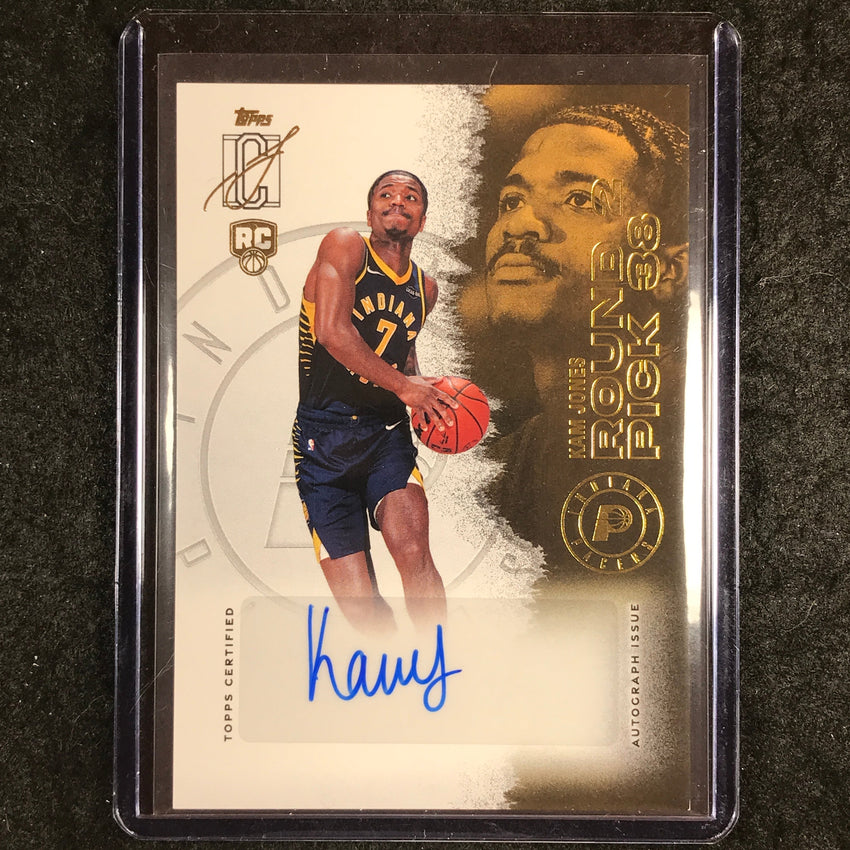 2025-26 Topps Signature Class KAM JONES Rookie Class Auto #KJ