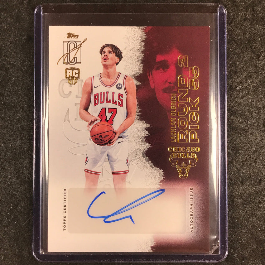 2025-26 Topps Signature Class LACHLAN OLBRICH Rookie Class Auto #LO